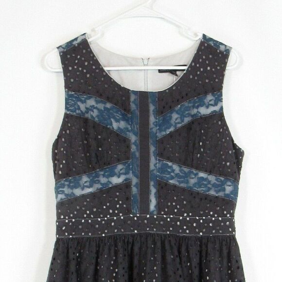 Gray CHRIS MCLAUGHLIN a-line dress 12 - Picture 2 of 4